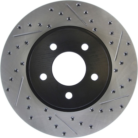 Centric Parts Sport Drilled/Slotted Brake Rotor, 127.65107L 127.65107L